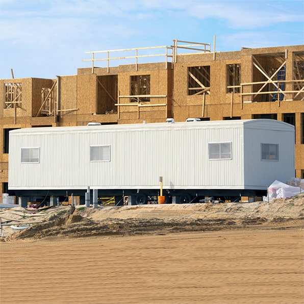 you can rent construction trailers for short or long-term use